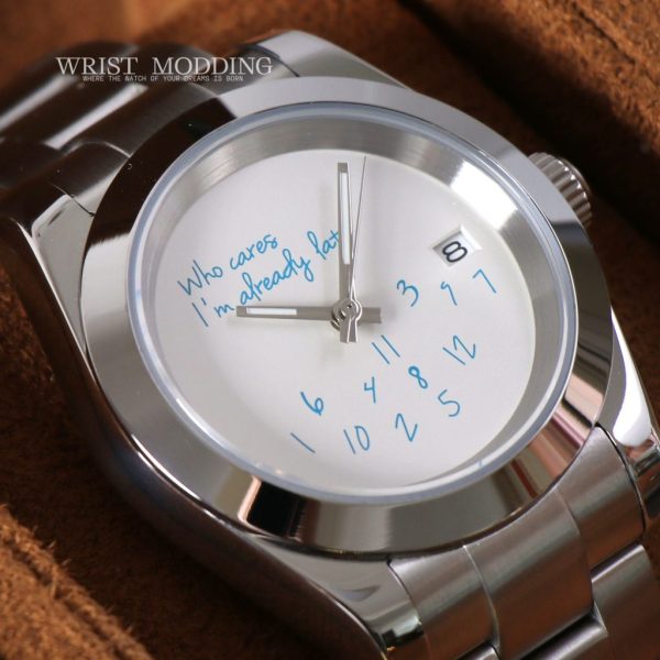 Who Cares I'm Already Late Watch - Seiko MOD - Image 11