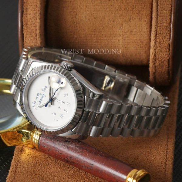 Custom Watch Who Cares Im already Late