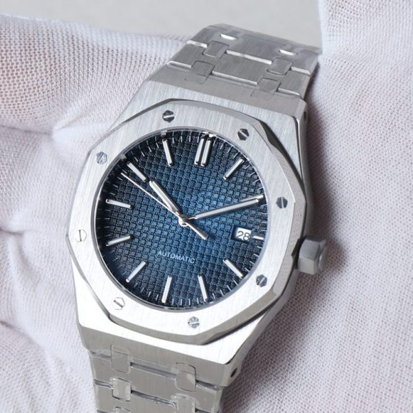 Seiko MOD Royal Oak Blue Dial