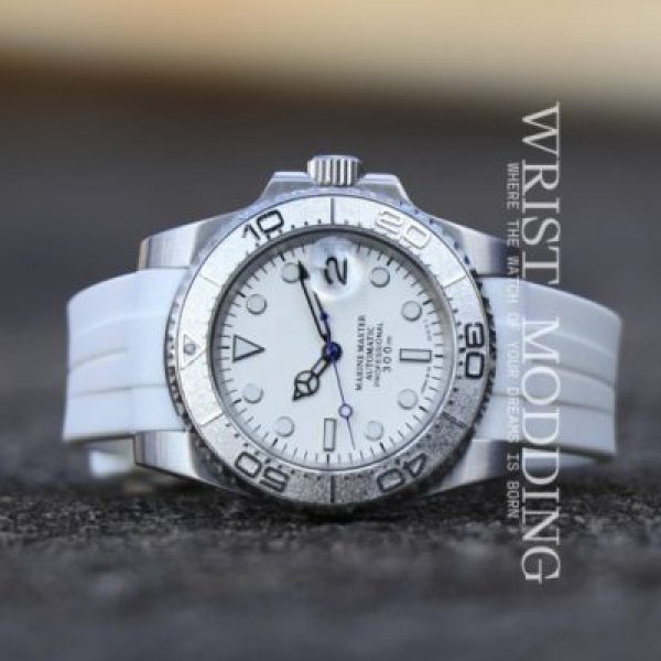 Seiko YachtMaster White Dial MOD -