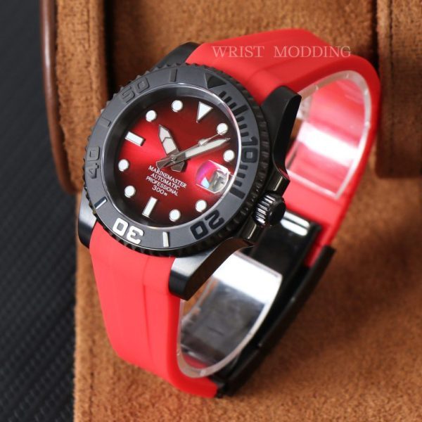 Seiko MOD YachtMaster Red