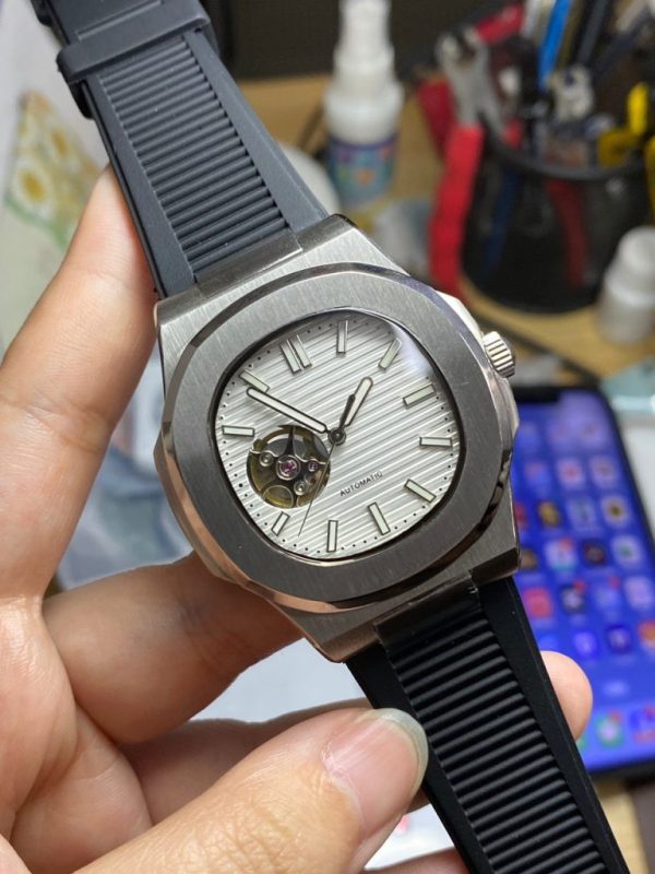 seiko nautilus mod rubber strap