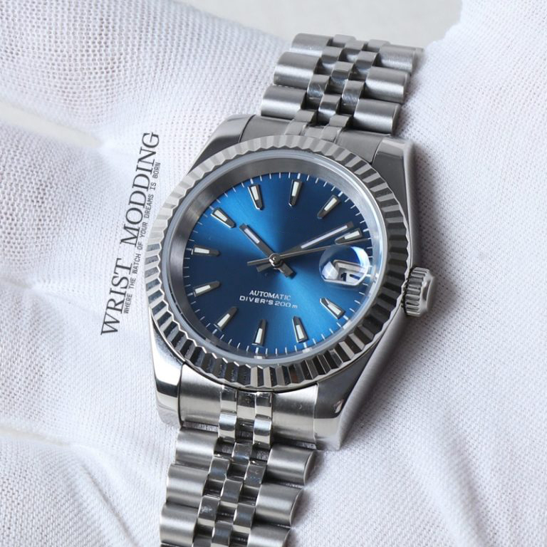 Custom Seiko Datejust Fluted Bezel MOD - Wristmodding