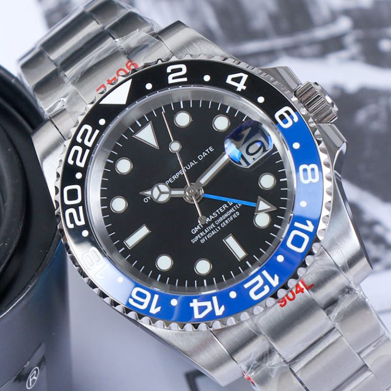 Seiko GMT MOD Batman NH34 2024 - Wristmodding