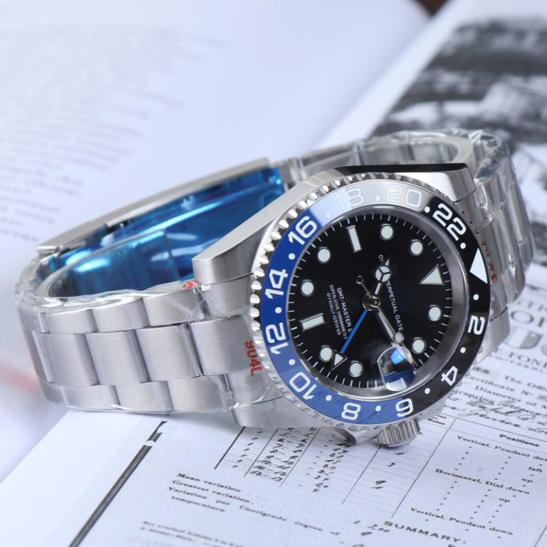 Seiko GMT MOD Batman NH34 2024 - Wristmodding