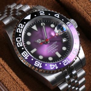 Custom Seiko GMT MOD Purple