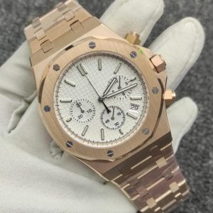 Custom Seiko Royal Oak MOD Rose Gold Chrono