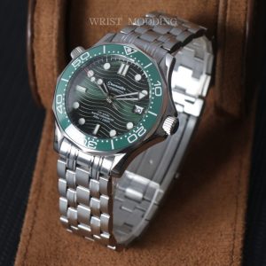 Custom Seiko Seamaster Green Dial MOD