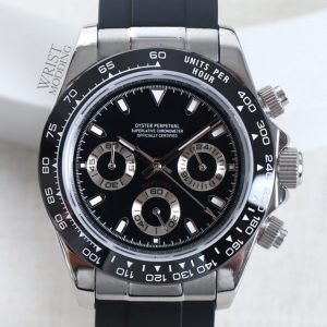 Seiko Daytona Black MOD Oysterflex