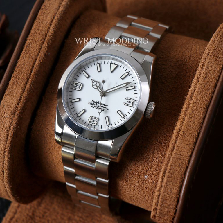 Seiko Explorer White Dial MOD - Wristmodding