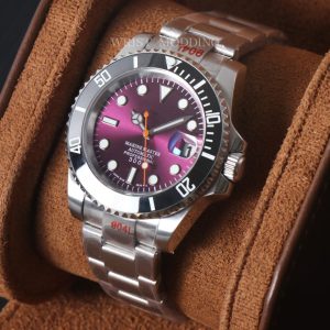 Seiko Submariner MOD NH35 Purple