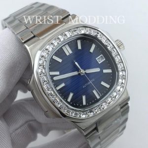 Seiko Nautilus Diamond Bezel MOD