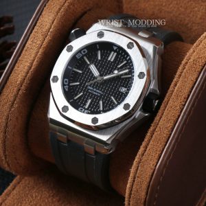 Seiko Royal Oak Black Dial MOD SeikOak