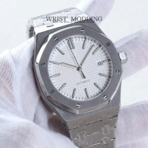 Seiko Royal Oak White Dial MOD