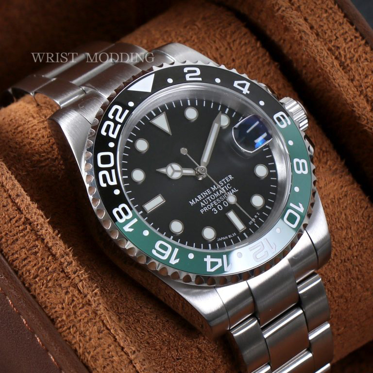 Seiko Submariner MOD Sprite NH35 2025 - Wristmodding