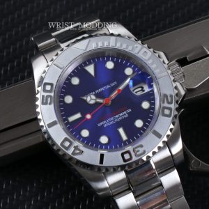 Seiko YachtMaster Blue Dial MOD
