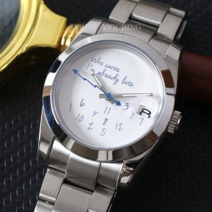 Who Cares I'm Already Late Watch - Seiko MOD