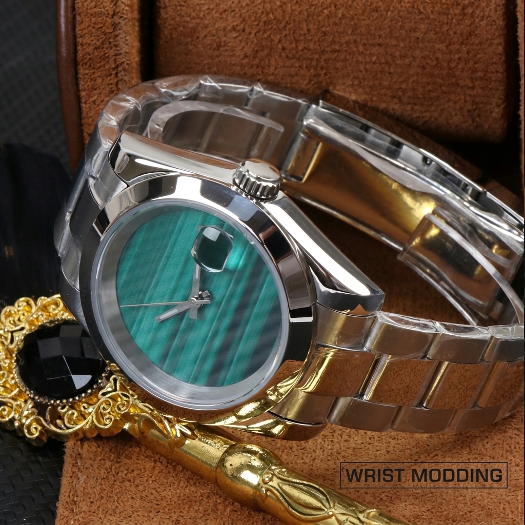 Custom Seiko Datejust MOD 2026 Stone Dial - Wristmodding